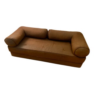 Mid-Century Corduroy Daybed, 1970s For Sale