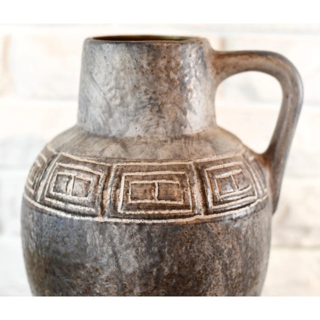 1960s, fantastic glaze. Measurements: Height: 12.25" Width: 8.25"