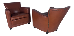 Vintage Club Chairs, 1970s, Set of 2