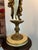 Vintage Spelter Female Figure Lamp With 4 Glass Ruffled Shades For Sale - Image 11 of 11
