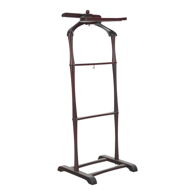 1950s Wood Fitwell Valet Stand Gentleman's Servant For Sale