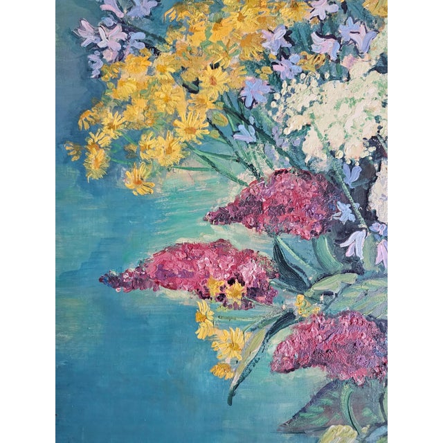 French Mid-Century French Still Life Oil Painting by Andre Vignone For Sale - Image 3 of 7