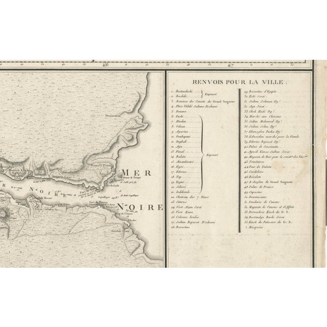 Map of Constantinople by Aeg, 1785 For Sale - Image 3 of 6