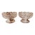 Late 19th Century Crystal Salt Cellars - a Pair For Sale