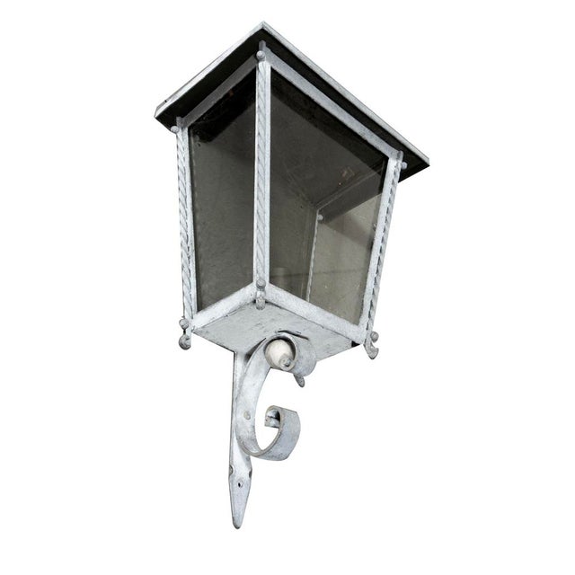 Pair of Classical Style Exterior Wall Lanterns For Sale - Image 4 of 6
