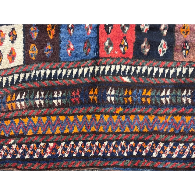 Persian Antique Persian Tribal Lori Rug 6'1" X 7’6" For Sale - Image 3 of 6