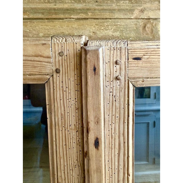 Antique Stripped Pine Glazed Bar Cabinet, 1800s For Sale - Image 3 of 13