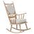 20th Century French Spindle-Back Oak Rocking Chair with Bouclé Cushions For Sale - Image 15 of 18