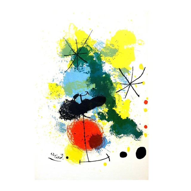 Joan Miro - Original Lithograph - Frontispiece for ''Prints from Mourlot Press'' 1964 For Sale - Image 10 of 11