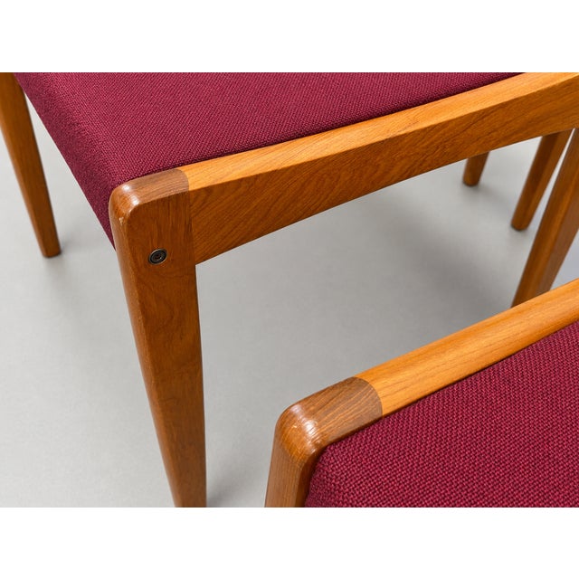 Set of 6 Danish Mid Century Modern Dining Chairs | Teak Chairs by h.w. Klein for Bramin, Made in Denmark, C. 1960’s For Sale - Image 11 of 13