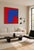 Bodasca, Red and Blue Osmosis, 2026, Acrylic Painting on Canvas For Sale - Image 4 of 10