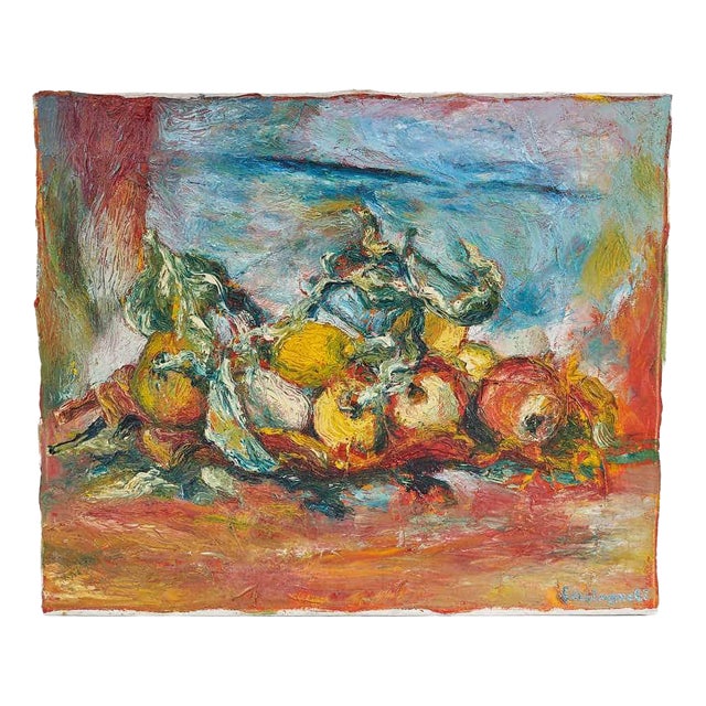 Castagnoli, Still Life Composition, 1990s, Oil Painting on Canvas For Sale