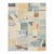 Modernist Color-Block Handcrafted Wool Area Rug With Abstract Painterly Grid For Sale