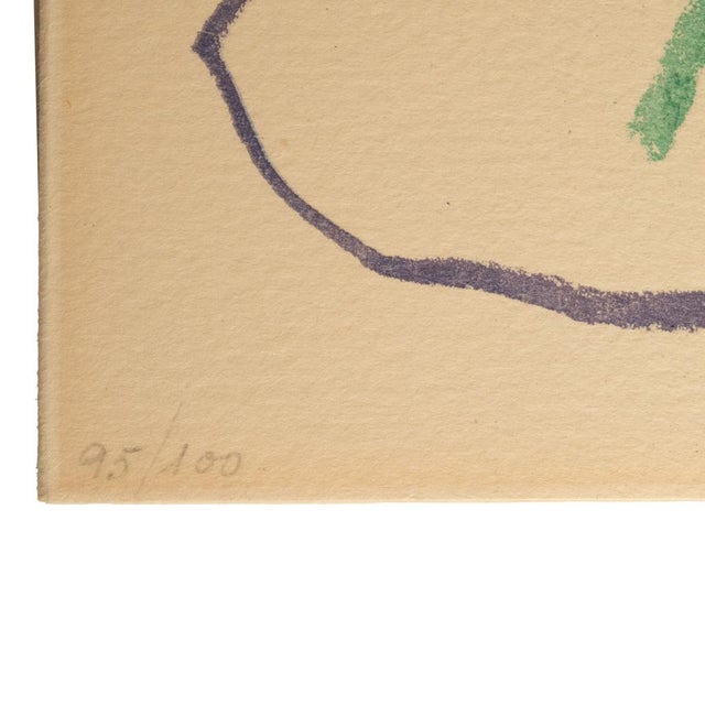 Original Signed & Numbered Surrealist Color Lithograph Obra Inèdita Recent VIII by Joan Miró, 1964 For Sale - Image 14 of 15