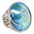Blue Crush Calcite Cocktail Ring, Size 7 For Sale