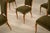 Brazilian Modern Set of Eight Dining Chairs in Pau Marfim and Olive Green Mohair by Giuseppe Scapinelli, 1950s, Brazil For Sale - Image 9 of 18