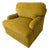Swivel Armchairs in Ochre Yellow Mohair from Kravet, USA, 1970s For Sale