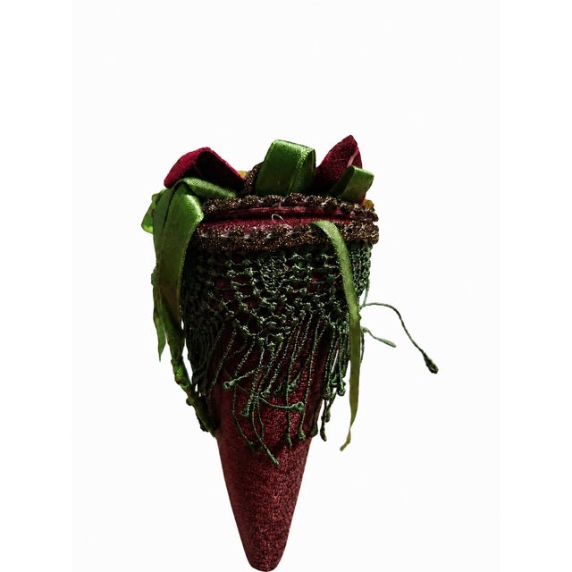 2000 - 2009 Unused Christmas Traditions by Aldik Mauve Purple Tassel Ornaments — Set of 6 For Sale - Image 5 of 6