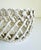 Off-white 1950s Rare Italian Creamware Oval Ceramic Rope Basket For Sale - Image 8 of 14