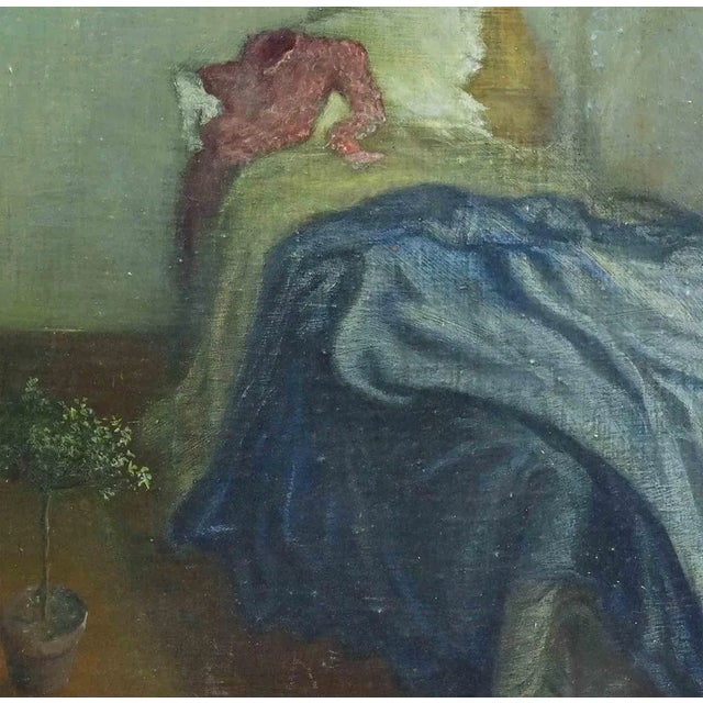 Oil on canvas mounted on wooden table, realized by Giovanni Gromo in 1980s. Not signed. Good condition. This piece is...