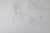 Black Evelyne Luez, Depicting Nude Women, 20th Century, Pencil on Paper For Sale - Image 8 of 9