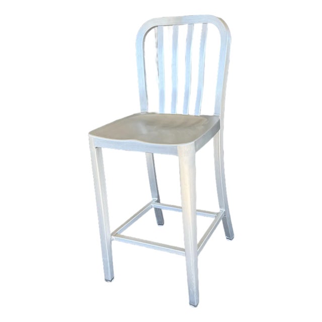 Crate & Barrel Delta Counter Stool For Sale