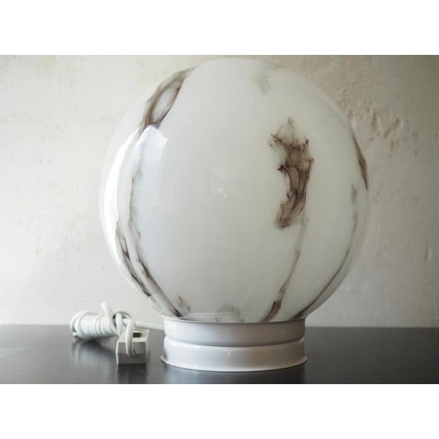 1970s Mid-Century Sphere Table Lamp, 1970s For Sale - Image 5 of 11