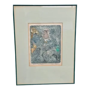 Late 20th Century Dan Kryger Color Lithograph "King"