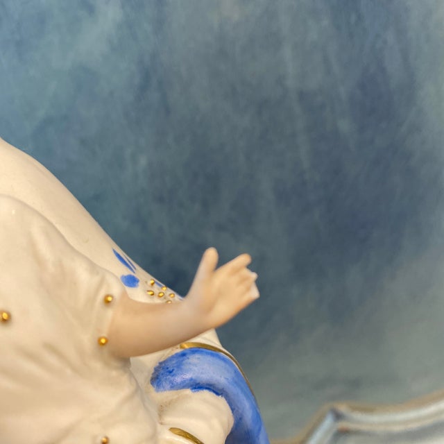 Bisque Porcelain French Madonna Figurine 19th Century For Sale - Image 9 of 10