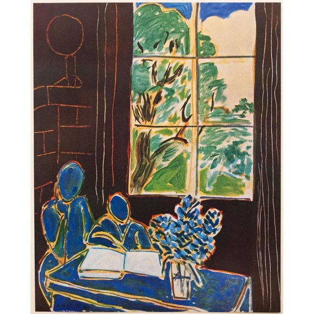 1947 After Henri Matisse "Interior", First Edition Period Swiss Offset Lithograph For Sale - Image 9 of 9
