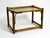 Dark Bamboo Side Table with Smoked Glass Top, 1970s For Sale - Image 4 of 18