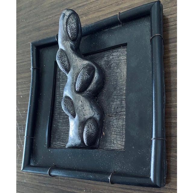 1990s Carol K. Brown, Abstract Mixed Media Biomorphism Wall Sculpture. Miami Artist Carol K Brown, c.1995 For Sale - Image 5 of 6