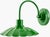 Rustic Pavona Wall Sconce Green For Sale - Image 3 of 3