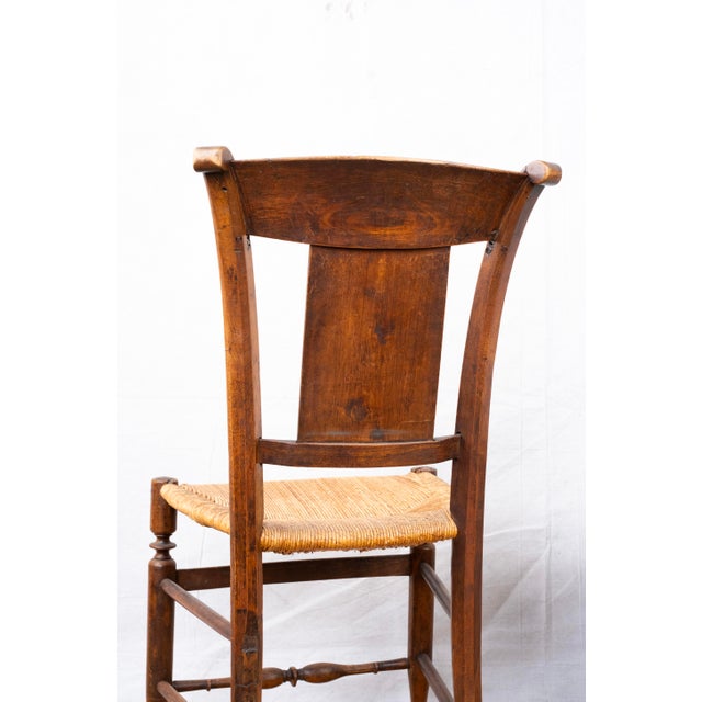 Pair of Antique Rush Seat Chairs For Sale - Image 11 of 12