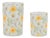 Floral Print Votive Candle Holder (Set of 2) For Sale