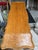 1970s Golden Oak Console Table With Decorative Design Motiff For Sale - Image 11 of 11
