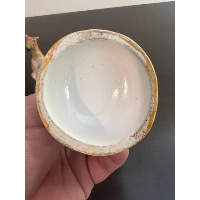 A Pair of Antique Staffordshire Decorated Whippets, Circa 1830's For Sale - Image 10 of 12