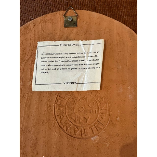 Mediterranean 1970s Italian Wall Plaque For Sale - Image 3 of 4