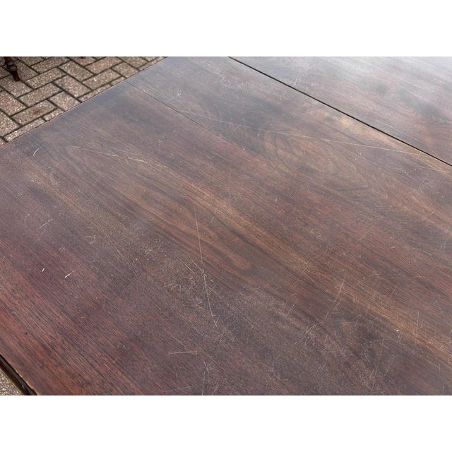 Extending Dining Table & 10 Chairs with 2 Leaves, Set of 11 For Sale - Image 5 of 18