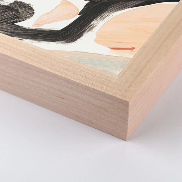 DESCRIPTION: Drifting Off by Lucia Jones in Maple Frame, Medium Art Print SPECIFICATIONS: Type: Giclée Art Print on Matte...