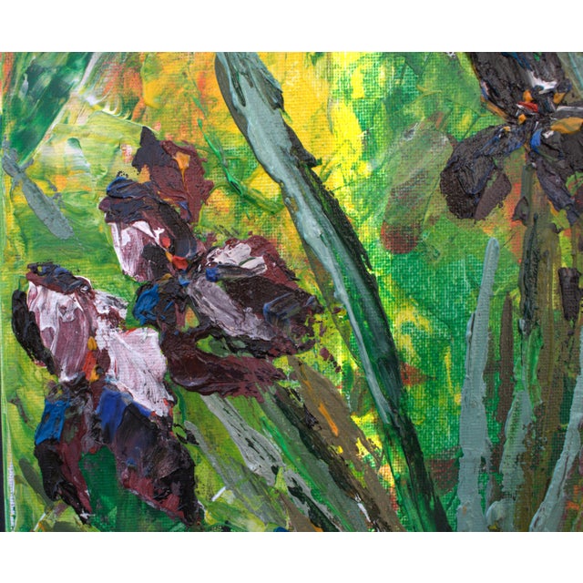 Natalia Vypritskaia, the Dance of the Irises, 2026, Acrylic and Oil on Canvas For Sale - Image 4 of 10
