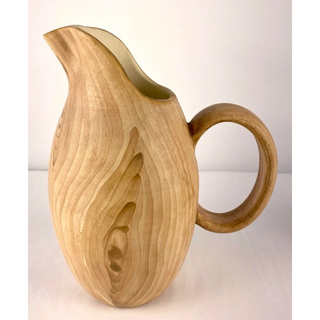 Grandjean Jourdan Vintage Grandjean Jourdan Style Faux Bois Ceramique Beverage Set For Sale - Image 4 of 10
