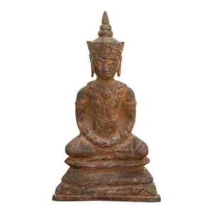 18th Century Bronze Seated Buddha