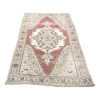 Anatolian Woven Oushak Turkish Rug For Sale