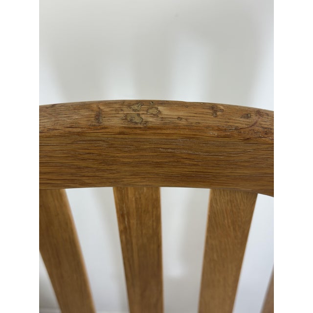 Wood Vintage Chairs in Elm and Findahls Fabric, Denmark, 1980s, Set of 4 For Sale - Image 7 of 14