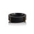 Contemporary Catania Marble Bowl on Metal Base, Black For Sale - Image 3 of 3