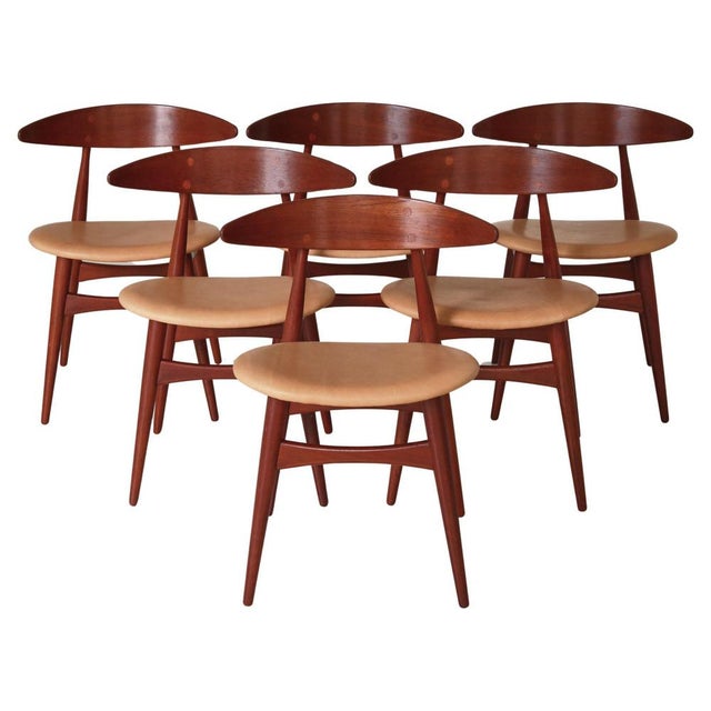 Model CH33 Dining Chairs by Carl Hansen & Sons for Hans J. Wegner, Denmark, 1957, Set of 6 For Sale - Image 18 of 18