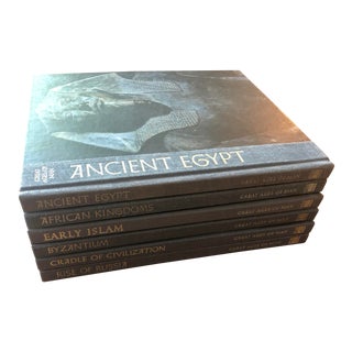 1970s Vintage Great Ages of Man Time Life Books With Matching Gray Spines- Set of 6 For Sale