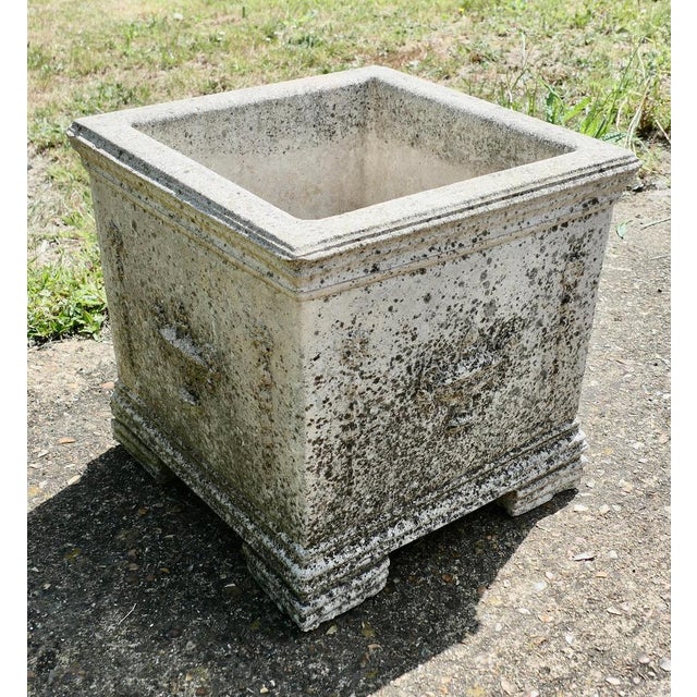 Large Square Garden Planter, 1960 For Sale - Image 6 of 8