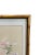 Campaign Pair of Asian Inspired Botanical Prints in Gold Bamboo Frames For Sale - Image 3 of 12
